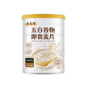 农芝康五白无糖即食代餐麦片
