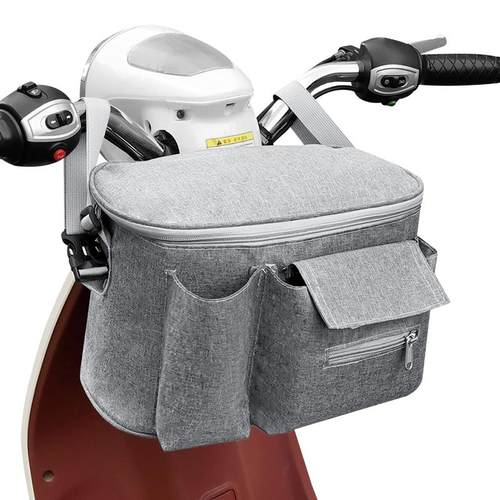 电动车侧挂包头盔收纳袋雨衣充电器防水储物尾箱适配雅迪小牛九号