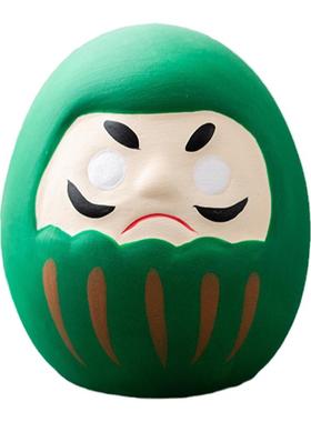 多彩达摩摆件日式文创简约卡通陶瓷手工制品创意毕业礼物送男女友