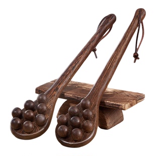 康浦按摩锤鸡翅木按摩捶敲打锤肩敲打棒敲捶背器经络拍八虚中医