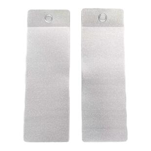 现货半透明磨砂领标袋吊牌标签小袋子布标商标卡套袋小尺寸袋子