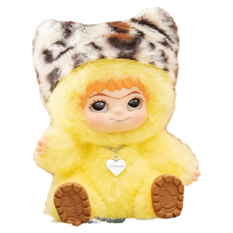 新品明星同款HERE奇梦岛WAKUKU哇库库毛毛潮趣系列盲盒毛绒手办