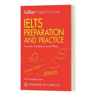 英文原版 Collins English for IELTS - IELTS Preparation and Practice With Answers and Audio 英文版 进口英语原版书籍