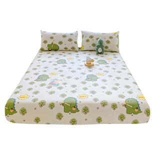 全棉床笠单件100纯棉儿童床罩单人加厚保护套罩防尘床垫套防滑男