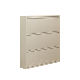 三梦超薄极窄鞋柜家用门口整装钢制翻斗小窄入户2025新款爆款高档