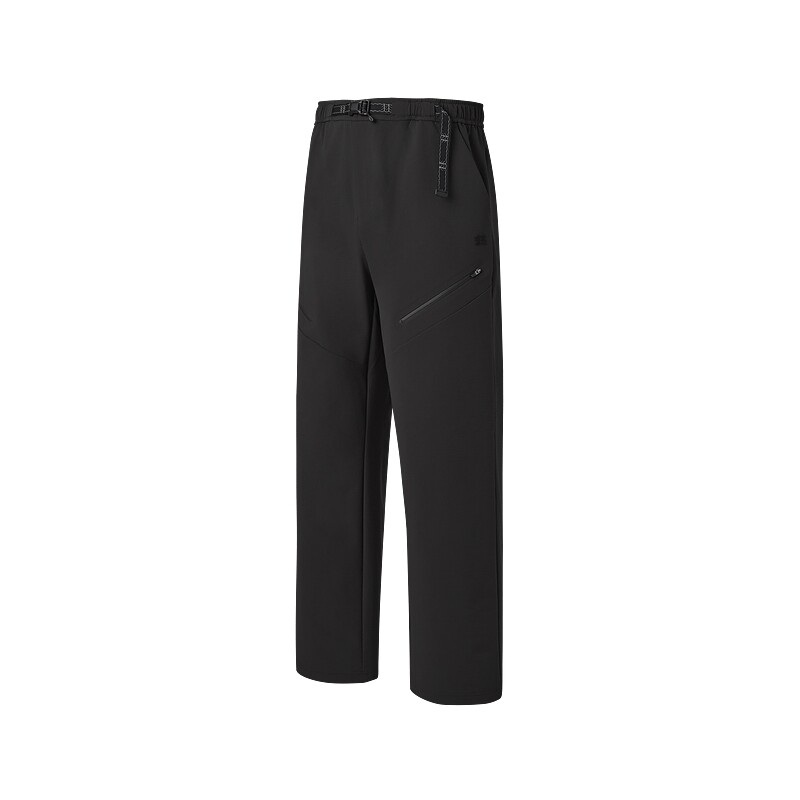 KOLON SPORT可隆软壳裤防泼水男士wool-blended抓绒软壳长裤