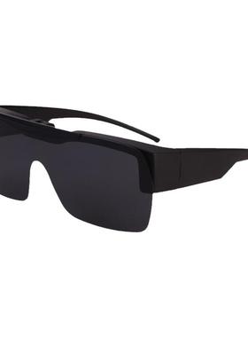 骑行偏光运动太阳眼镜近视套镜