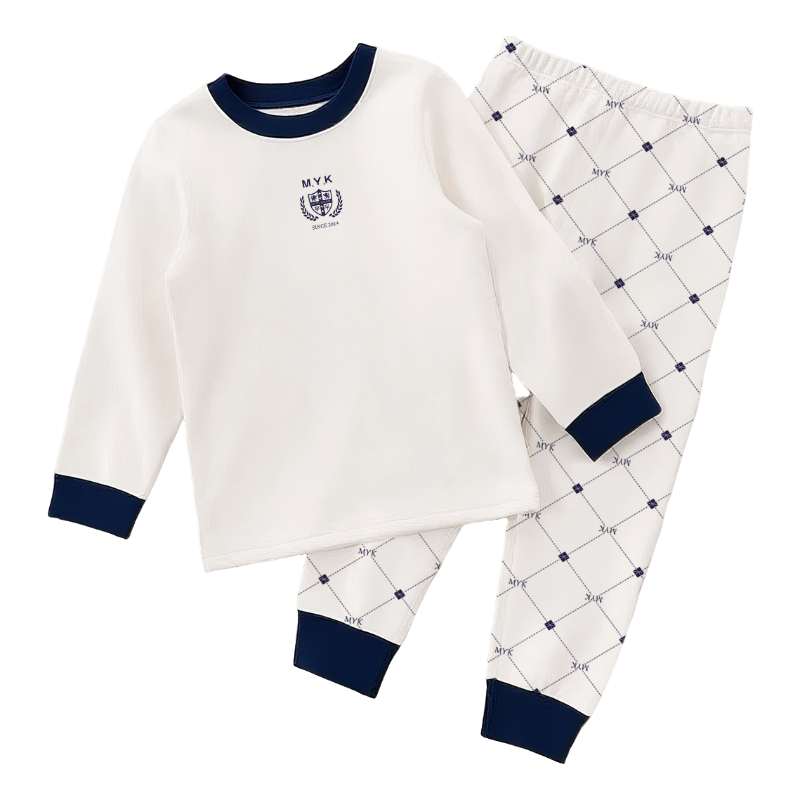斑马日记儿童纯棉家居服套装
