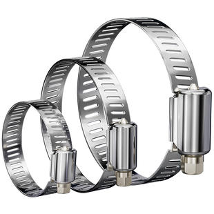 性价比超高！半钢喉箍【螺丝为铁镀镍 其余为201不锈钢】卡箍抱箍