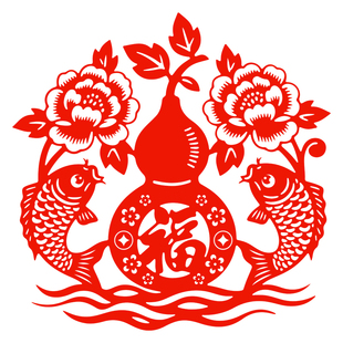 福字窗花生肖马剪纸福马静电贴纸新年窗贴玻璃门装饰春节2026马年