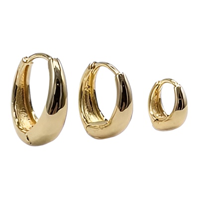 欧美简约耳环小众设计感