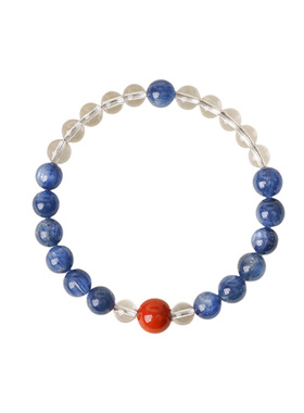 山川心语招财纳福蓝晶石手链