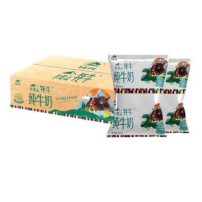 青藏祁莲祁连山牦牛纯牛奶12袋
