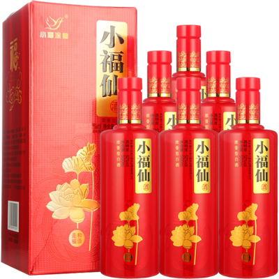小福仙52度浓香型白酒500ml×6瓶