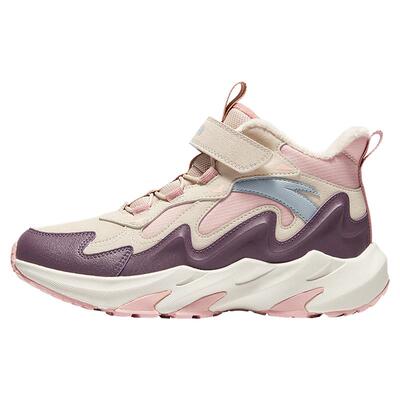 安踏儿童运动鞋女童棉鞋加绒童鞋