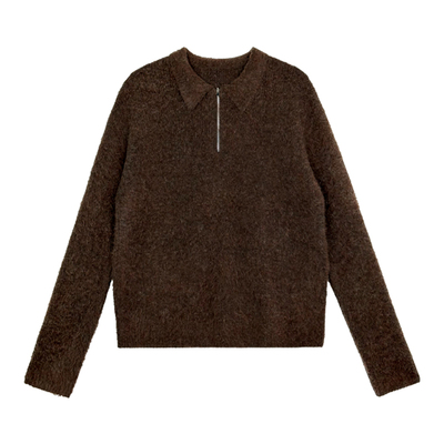 weave岁序素描复古慵懒毛衣