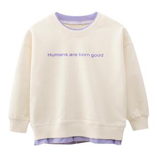27home童装纯棉卫衣春装韩女童中小童休闲假两件儿童上衣春秋薄款