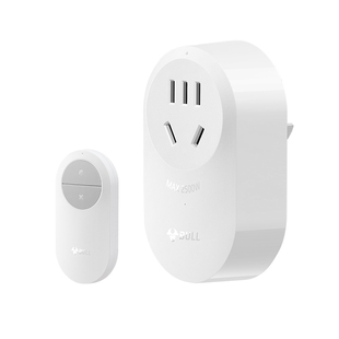 公牛插座遥控开关免布线远程控制无线红外射频插排插智能关灯神器