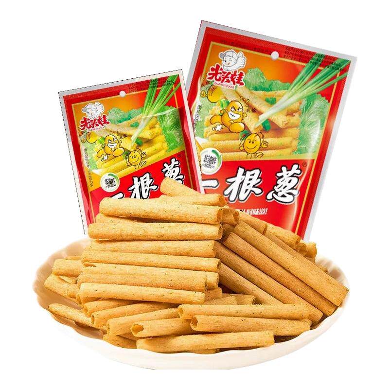 光头娃一根葱零食薯片薯条休闲