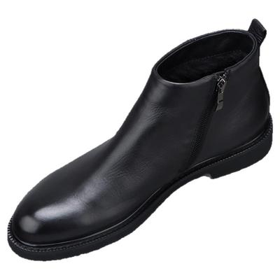 23新款真皮高帮鞋男冬季保暖加绒