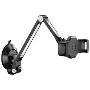 吸盘式墙上平板手机支架浴室可伸缩折叠厨房真空磁吸墙面壁挂固定厕所洗手间镜子玻璃贴上墙壁ipad床头夹挂墙