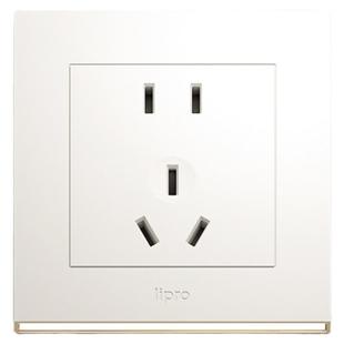 lipro LED智能人体感应地脚灯86型五孔插座踏步灯走廊楼梯小夜灯