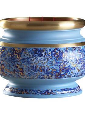 纯铜香炉花瓶摆件供佛用品