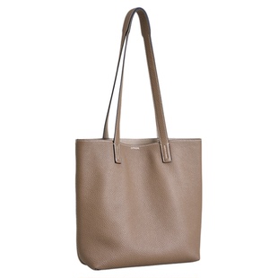 堤喀2025新款进口鹿皮托特包高级感轻奢小众女大容量通勤单肩包