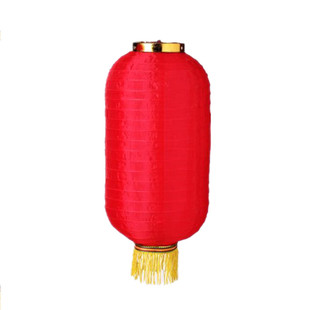 新年元旦五彩色韩式灯笼定做景点装饰 定制红黄 粉橙彩色椭圆形式