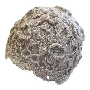 日系双层手工钩花套头帽子女秋冬韩版潮百搭保暖针织毛线帽包头帽