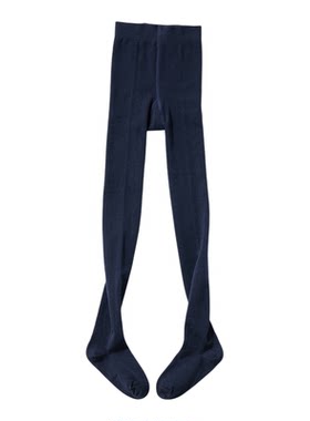 藏青色女童连裤袜儿童打底袜深蓝色校服袜春夏季大童棉袜连体袜子