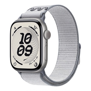 匠戴适用于apple watch11/10/9苹果手表表带iwatch8/7/6代s10运动编织精织尼龙回环透气Ultra2女款s11彩虹se