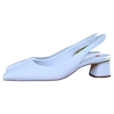 HOGL里外全皮包头低跟女凉鞋