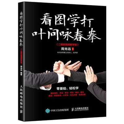 看图学打叶咏春拳健身书籍武功