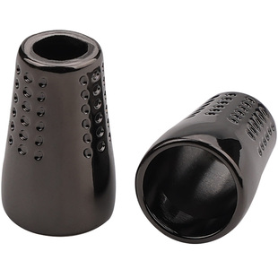 大孔金属吊钟绳头吊坠卫衣羽绒服帽子抽绳止绳扣收腰绳裤腰带扣子