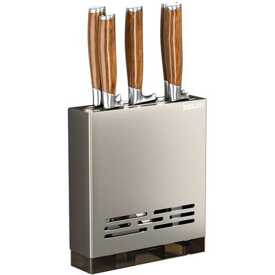 德力西厨房不锈钢刀架沥水筷子筒