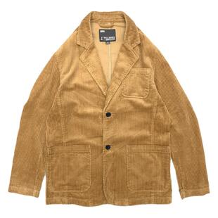 重磅厚实灯芯绒西装男水洗日系复古简约慵懒宽松休闲便服西单外套