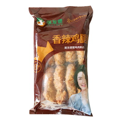 瑞发德香辣鸡腿堡裹粉速冻