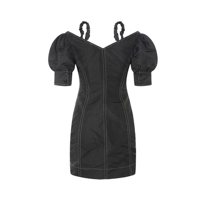 GANNI2022春夏女士及膝连衣裙