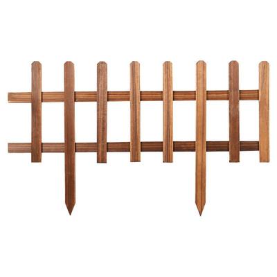 户外碳化防腐木栅栏别墅庭院护栏