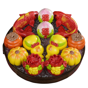 盖盖有口福非遗手工新中式国潮马年花馍花样饽饽大馒头过年送礼盒