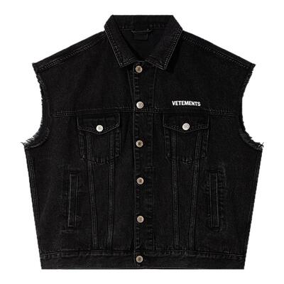 VETEMENTS时尚新品牛仔马甲