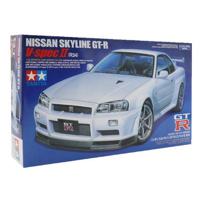 田宫拼装汽车GT-RR34跑车