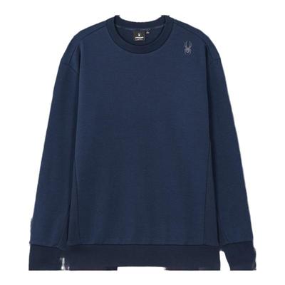 SPYDER蜘蛛秋冬新品男士长袖卫衣休闲百搭宽松套头T恤24EF325M