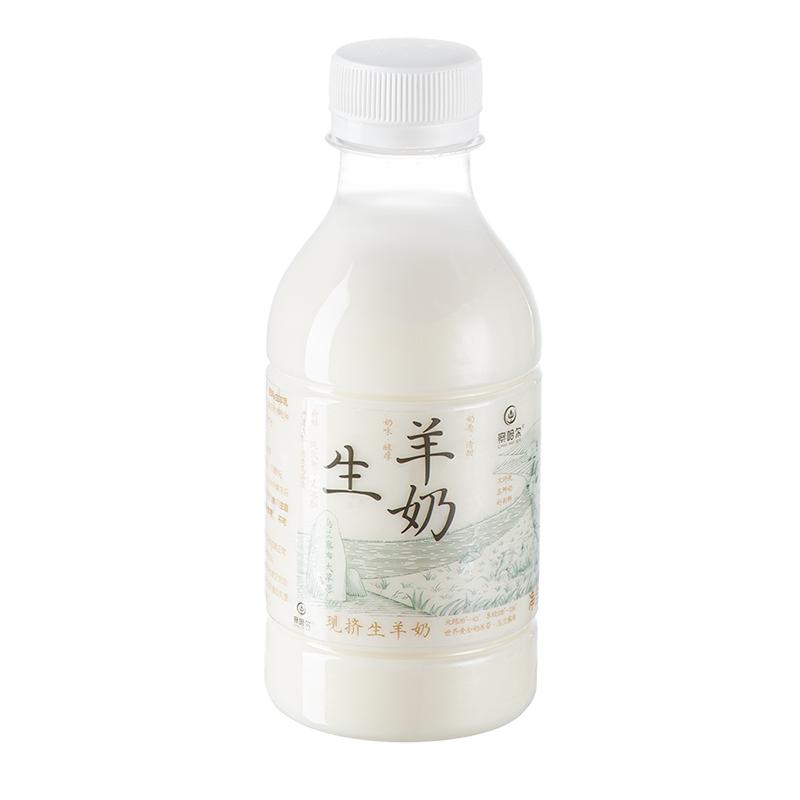 (干冰+冷链)【内蒙现挤生羊奶】新鲜生羊奶4斤 儿童老人内蒙直发