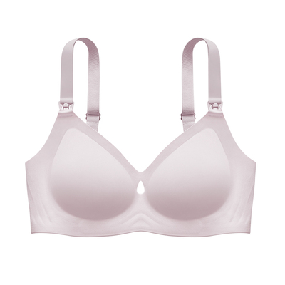 嫚熙深V水滴哺乳文胸内衣聚拢防下垂孕期产后专用喂奶文胸秋季