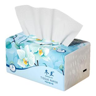 冬兰抽纸500张大包家用整箱实惠装面巾纸厨房纸巾擦手纸可湿水