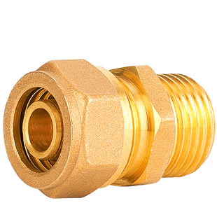 1216铝塑管接头配件铜4分太阳能热水器水管内丝外丝直接弯头三通