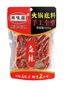 丰味居手工牛油火锅底料500g袋装