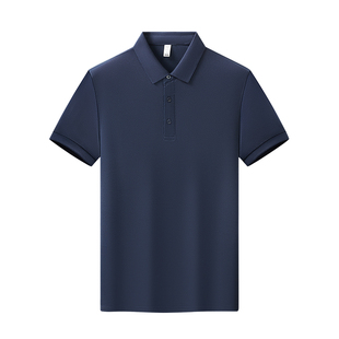 莫代尔工作服polo衫定制印logo高端商务企业办公室工装短袖文化衫